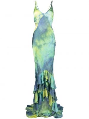 Μάξι φόρεμα με σχέδιο Roberto Cavalli