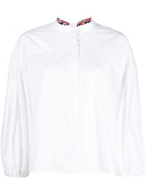 Βαμβακερό πουκάμισο La Doublej λευκό