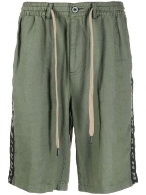 Bermuda kratke hlače s črtami John Richmond zelena