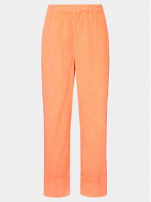 Kalhoty relaxed fit American Vintage oranžové