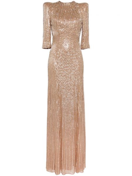 Abiye elbise Jenny Packham altın