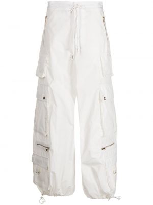 Pantalon cargo avec poches Cynthia Rowley blanc