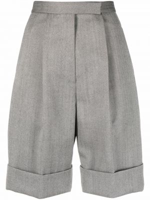 Shorts à motif chevrons Thom Browne gris