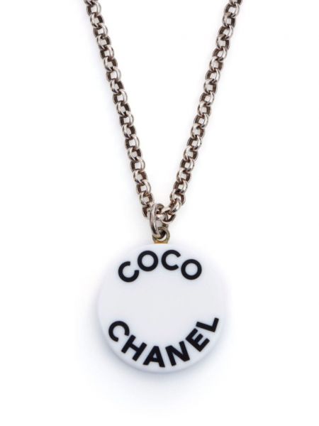 Zawieszka Chanel Pre-owned srebrna