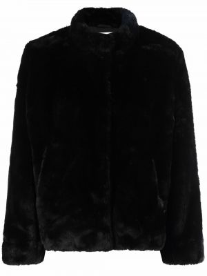Куртка с мехом из искусственного меха Ba&sh, черный
