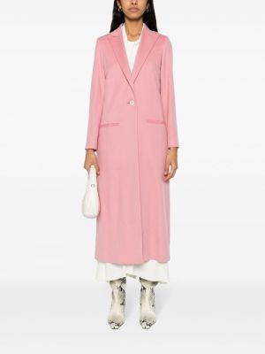 Kašmírový kabát Kiton růžový