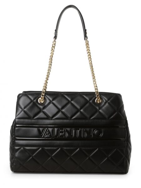Czarna pikowana shopperka Valentino Handbags