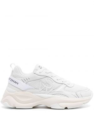 Sneakers από διχτυωτό chunky Stuart Weitzman λευκό