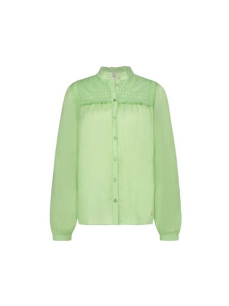 Bluse mit ballonärmeln Fabienne Chapot grün