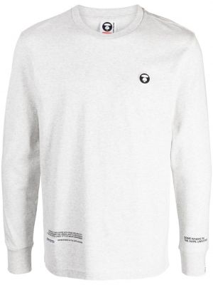 Chemise en coton A Bathing Ape® gris