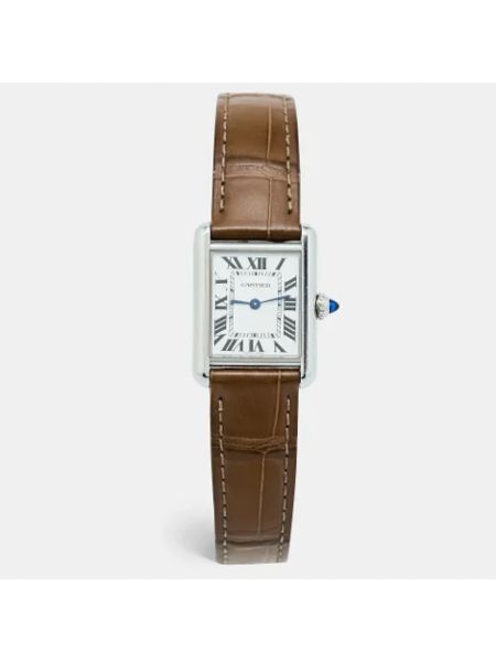 Relojes de acero inoxidable retro Cartier Vintage