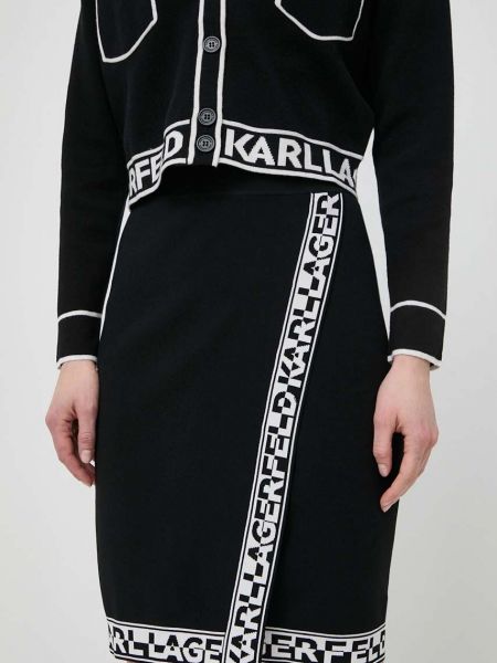 Fustă mini Karl Lagerfeld negru