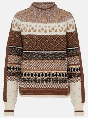 Жакардов плетен пуловер Bogner