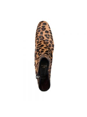 Botines con estampado leopardo Lidfort marrón