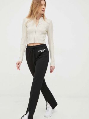 Kardigan Calvin Klein Jeans beżowy