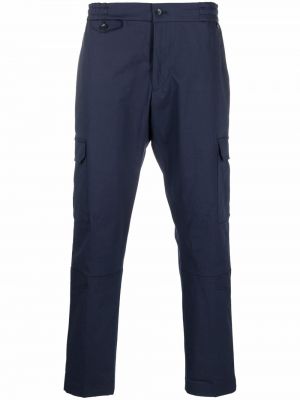 Spodnie ze stretchem Etro niebieskie