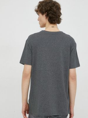 Bavlněné tričko Lee šedé