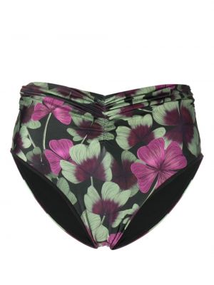 Bikini s cvetličnim vzorcem s potiskom Agua By Agua Bendita zelena