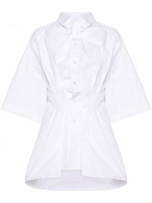 Прилепнала риза Maison Margiela бяло