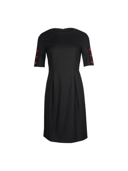 Kleid aus baumwoll Moschino Pre-owned schwarz