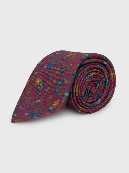 Вълнена вратовръзка Polo Ralph Lauren винено червено