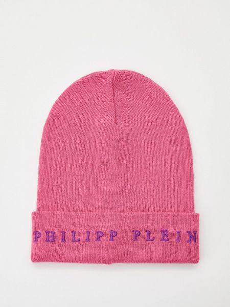 Шапка Philipp Plein розовая