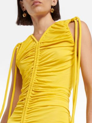 Макси рокля от джърси Proenza Schouler жълто