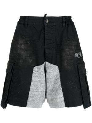 Nødlidende cargo shorts Dsquared2 svart