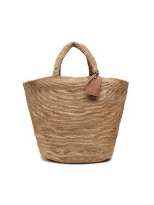 Пляжна сумка Manebi коричнева
