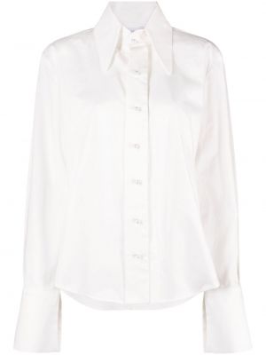 Βαμβακερό πουκάμισο Ioana Ciolacu λευκό