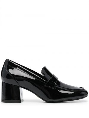 Pantofi loafer din piele Stuart Weitzman negru