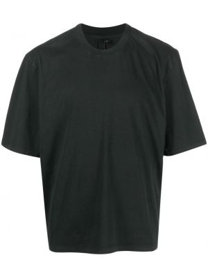 Βαμβακερή μπλούζα με στρογγυλή λαιμόκοψη Entire Studios μαύρο