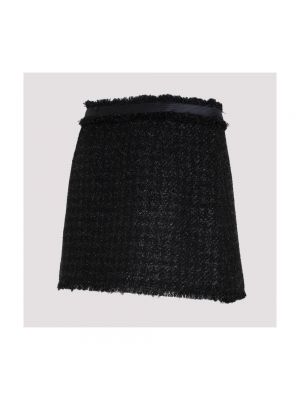 Mini falda Versace negro