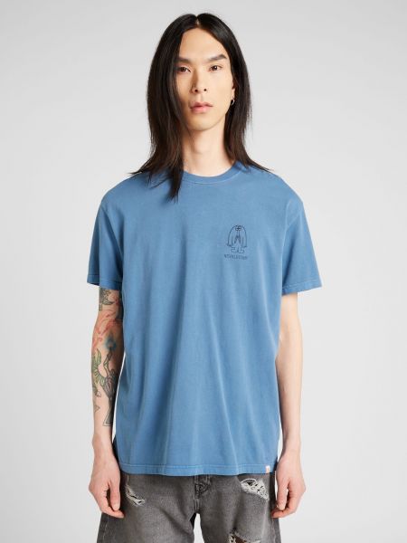 T-shirt Revolution blu
