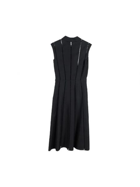 Jedwabna sukienka retro Valentino Vintage czarna