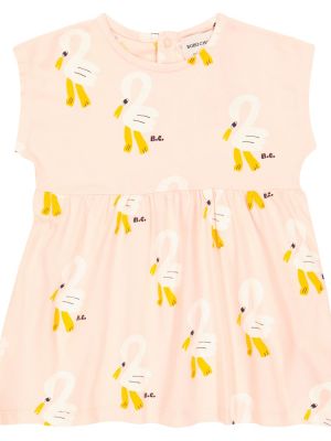 Trykt bomull dress for jenter Bobo Choses rosa