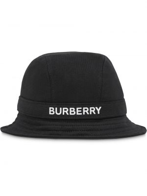 Sombrero con estampado Burberry negro