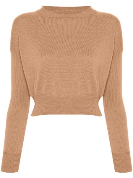 Kašmyro crop top Teddy Cashmere ruda