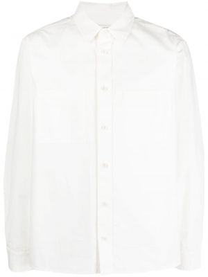 Памучна риза с принт Ih Nom Uh Nit бяло