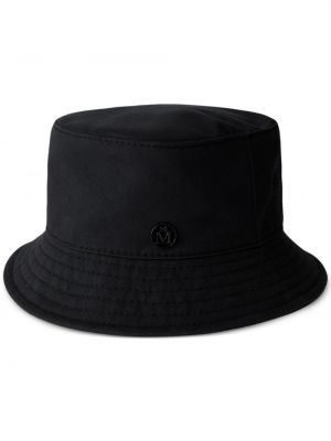 Bavlnená čiapka Maison Michel čierna