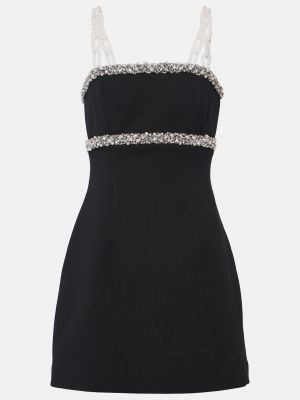 Платье мини из крепа Rebecca Vallance черное