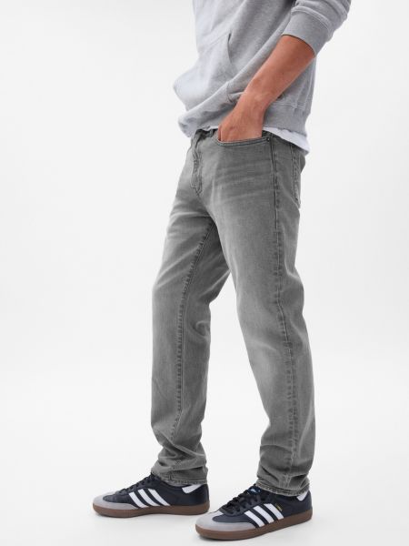 Slim fit priliehavé skinny fit džínsy Gap sivá