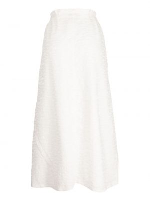 Žakárové midi sukně Shiatzy Chen bílé