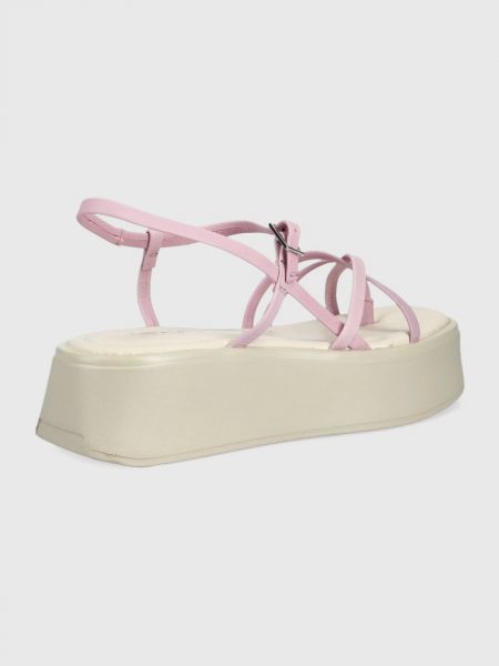 Sandały na platformie Vagabond Shoemakers różowe