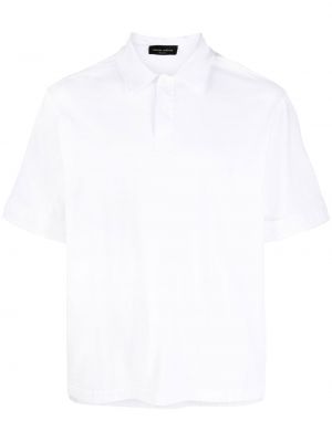 Памучна поло тениска Roberto Collina бяло