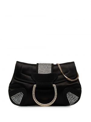 Сатенени чанта тип „портмоне“ с кристали Dolce & Gabbana Pre-owned