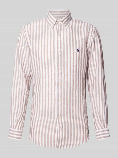 Lniana koszula w paski Polo Ralph Lauren