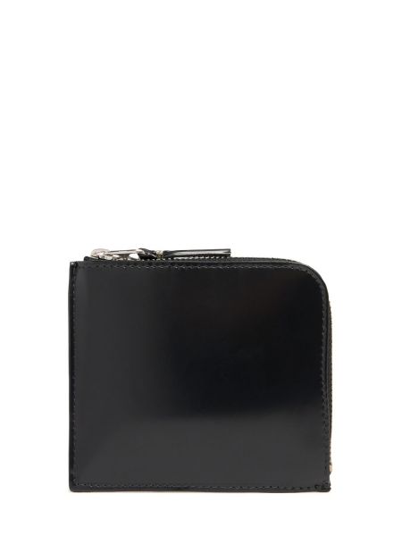 Skinn lommebok Comme Des Garçons Wallet svart