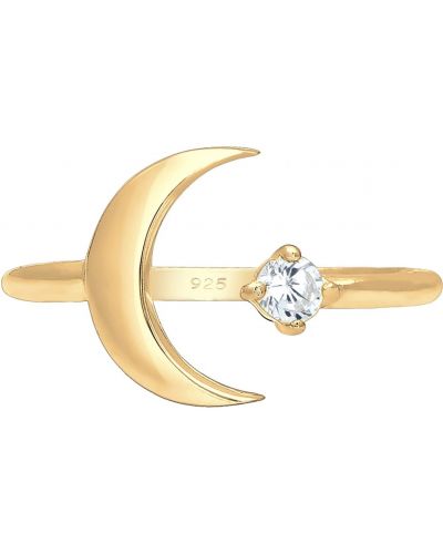 Átlátszó gyűrű Elli ezüstszínű