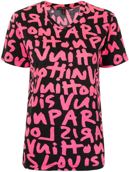T-shirt z printem Louis Vuitton